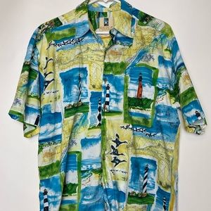 Kahala Hawaiian Lighthouse Men’s Shirt
